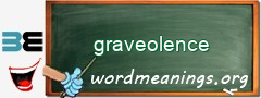 WordMeaning blackboard for graveolence